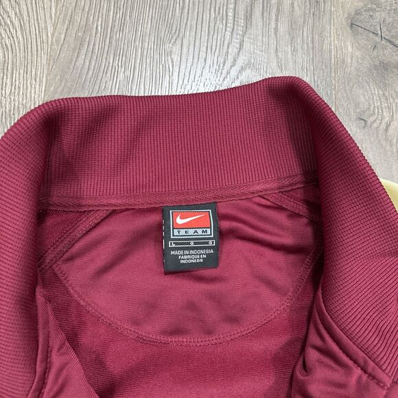 Nike Florida State FSU Seminoles Red Full Zip Jacket Mens Large Dri Fit Track - Picture 6 of 7